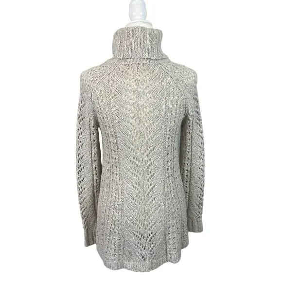 Anthropologie Sleeping On Snow Women's Small Eldora Wool Blend Knit Sweater - Picture 7 of 10